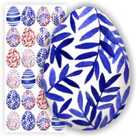 ETYKIETY arkusz naklejek zestaw etykiet jajka WIELKANOCNE 24 szt. 5cm