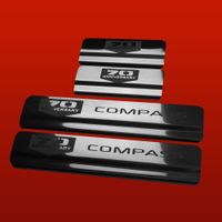 Listwa progowa JEEP COMPASS MK1 Stal nierdzewna 304 połysk 4szt