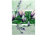 100 70CM OBRAZ PŁÓTNO SŁODYCZ MAGNOLII ZIELENI PŁÓTNO RAMA