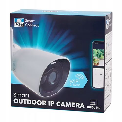 IP KAMERA ZEWNĘTRZNA SOLIDNA FULL HD 1080p Wi-Fi ALARM Smart Connect LSC na Arena.pl