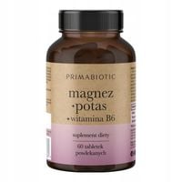 MAGNEZ + POTAS + WITAMINA B6 PRIMABIOTIC Kości Mięśnie Odporność 60 tab.