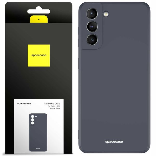 Spacecase Silicone Case Galaxy S21 Black zdjęcie 1