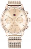 Zegarek damski Tommy Hilfiger Złoty Regulowana Bransoleta MESH 1782303