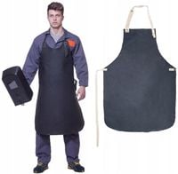 Lekki Fartuch Spawalniczy Skórzany Ochronny Dla Spawacza Trudnopalny 72x122