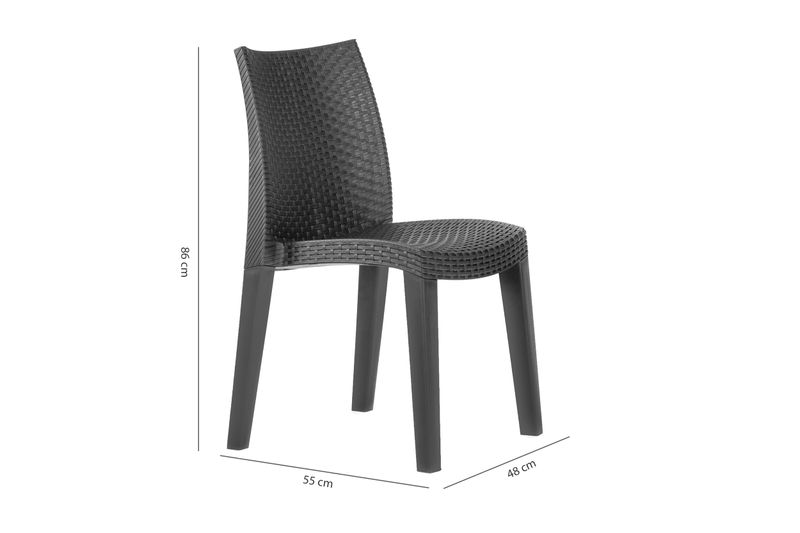 ZESTAW MEBLI OGRODOWYCH STÓŁ +4 KRZESŁA LADY MINI zdjęcie 8