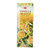 kadzidełka hem vanilla orange 20szt. box 6 opak