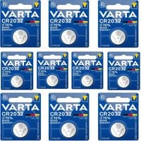 10x Bateria VARTA Litowa Guzikowa Lithum CR2032 3V - 10 sztuk