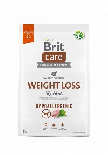 BRIT CARE Hypoallergenic Weight Loss Rabbit 3kg na Arena.pl