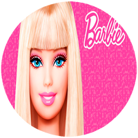 Opłatek na tort Barbie