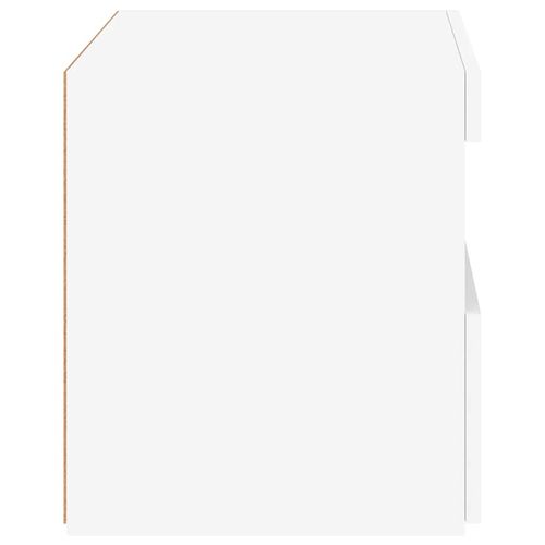 Szafka nocna z oświetleniem LED, biała, 50x40x45 cm na Arena.pl