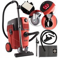 ODKURZACZ PRZEMYSŁOWY DO PYŁY GIPSU 4500W 35L Z OTRZĄSACZEM