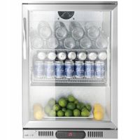 Lodówka chłodziarka barowa podblatowa 1-drzwiowa LED 75 l 120W Hendi Arktic