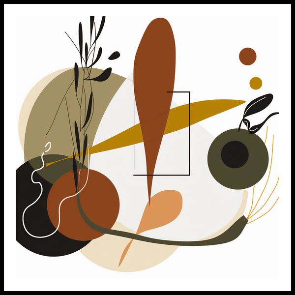 Plakat 100x100cm Ekspresja w Impresji zdjęcie 3