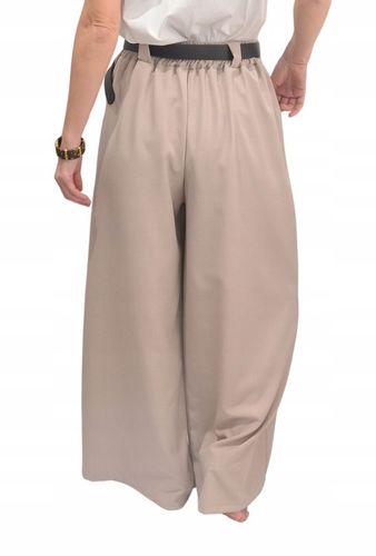 SPODNIE spódnico-spodnie Szeroka Nogawka na Arena.pl