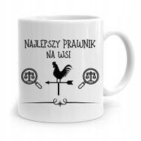 Kubek Dla Prawnika Najlepszy Prawnik Na Wsi Z Nadrukiem Ze Zdjęciem