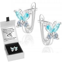 SREBRNE KOLCZYKI DLA DZIEWCZYNKI ANGIELSKIE GRAWER