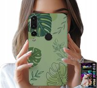 ETUI DO HUAWEI P20 PRO - ZIELONE LIŚCIE ROŚLINNE WZORY PLECKI