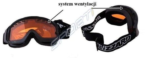 Gogle BLIZZARD 906 DAV Black shiny na Arena.pl