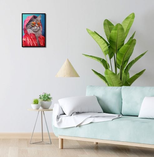 Plakat 29,7x42cm Kot w Stylu na Arena.pl