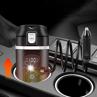 12V/24V KUBEK GRZEWCZY DO SAMOCHODU 400ML PRZENOŚNY KUBEK DO KAWY HERBATY