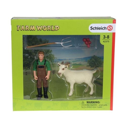 Schleich Farmer z kozą na Arena.pl