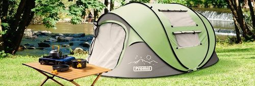 NAMIOT Turystyczny KEMPINGOWY 3 os. SAMOROZKŁADAJĄCY POP-UP Promis 3 SECOND na Arena.pl