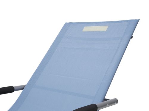 Leżak ogrodowy niebieski CARANO na Arena.pl