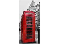 OBRAZ CZERWONA BUDKA TELEFONICZNA LONDYNIE