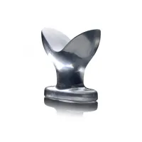 xr brands przezroczysty korek analny anchor plug elastyczny 3,95cm