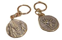 brelok metalowy Św. Krzysztof / JP II - 10 szt