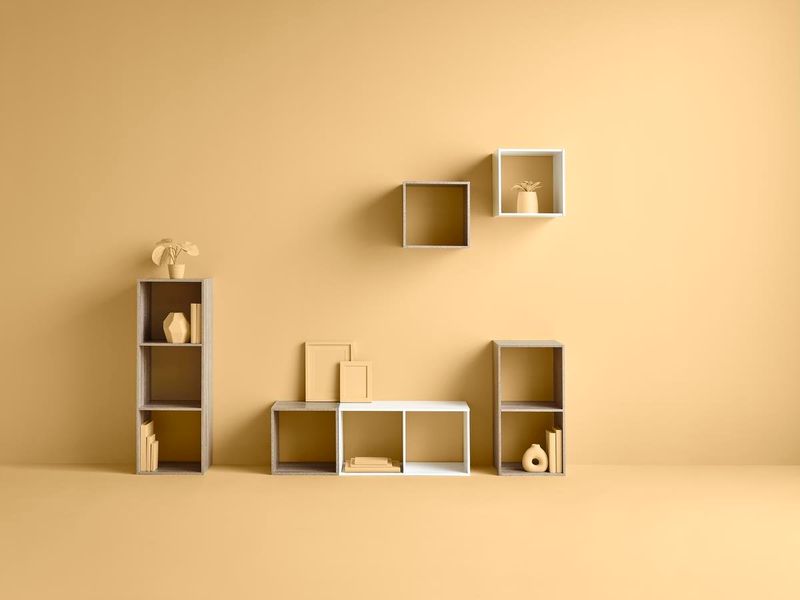 Regał z 4 półkami Kali szary zdjęcie 3