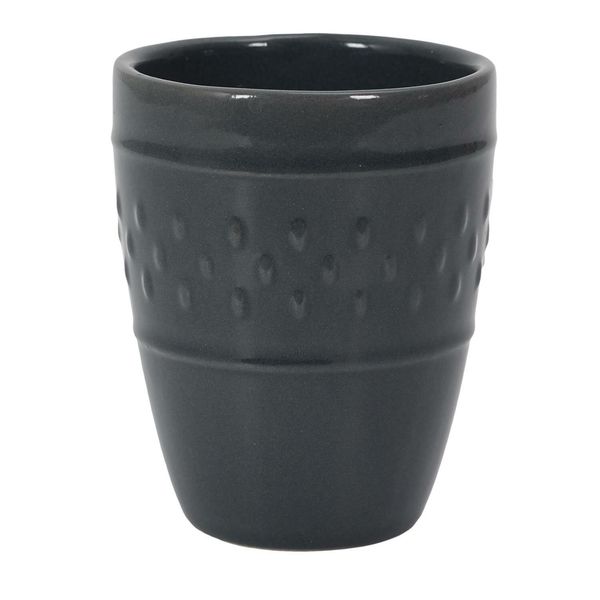 Kubek do espresso Queso 100ml szary ciemny zdjęcie 1