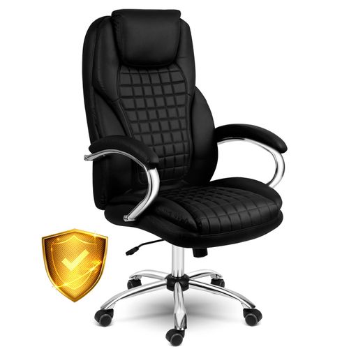 Fotel biurowy Sofotel Batory - czarny - 240800 na Arena.pl