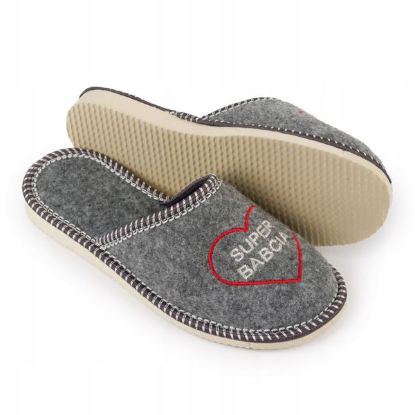 Ciepłe Kapcie Super Babcia Prezent Dla Babci Pl 36 zdjęcie 3