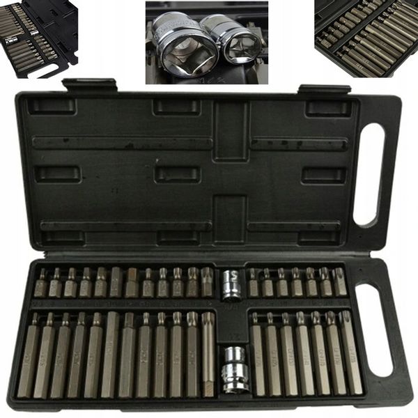 ZESTAW BITÓW KLUCZY IMBUS SPLINE TORX 40 el BITY zdjęcie 2