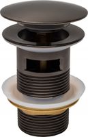 MEXEN KOREK UMYWALKOWY KLIK-KLAK GRAFIT MOSIĘŻNY