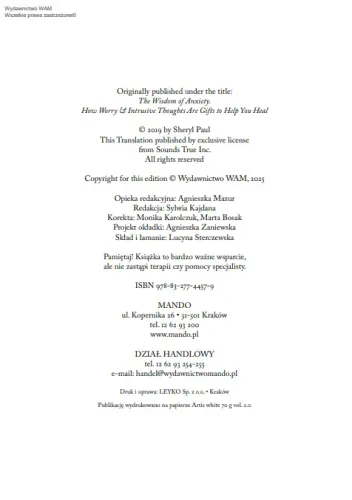 Mądrość lęku. Jak zamienić zmartwienia... na Arena.pl