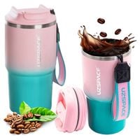 Kubek termiczny na kawę herbatę do samochodu szczelny wygodny 580 ml Termos