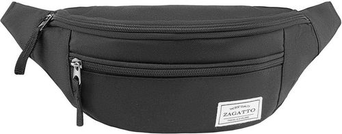 Nerka męska damska czarna saszetka sportowa biodrówka na pasku ZAGATTO na Arena.pl