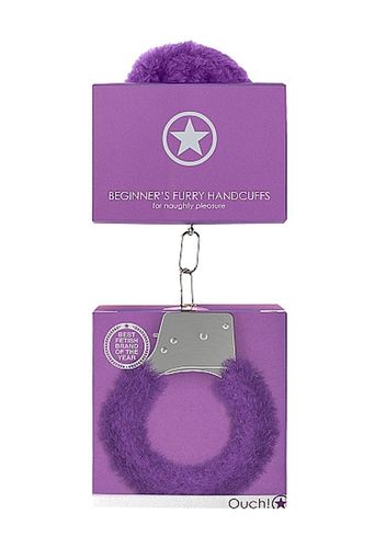 beginner""s handcuffs furry - purple na Arena.pl