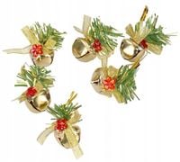 DZWONEK DZWONKI BOMBKI NA CHOINKĘ STROIK 6 SZT