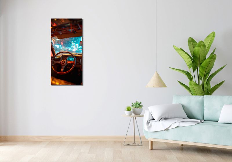 Obraz 40x90cm Nocny Kierowca zdjęcie 2