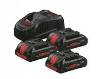 ZESTAW STARTOWY PROCORE 18V 3*4.0AH ŁADOWARKA GAL 1880 0615990N2G BOSCH
