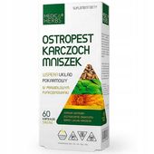 Medica Herbs OSTROPEST KARCZOCH MNISZEK 60 kaps Jelita TRAWIENIE Wątroba