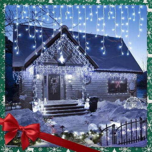 SOPLE LED 300 LAMPKI ZIMNE WISZĄCE 13,5M ZEWNĘTRZNE WEWNĘTRZNE EFEKT FLASH na Arena.pl