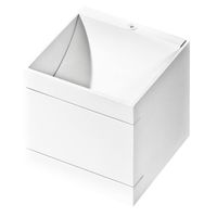 Ścienny kinkiet sześcienny Venus AZ0894 do przedpokoju metalowy biały