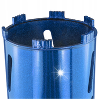 WIERTŁO KORONOWE DIAMENTOWE KORONKA 132 x450 mm 1-1/4 DO WIERTNICY NA SUCHO