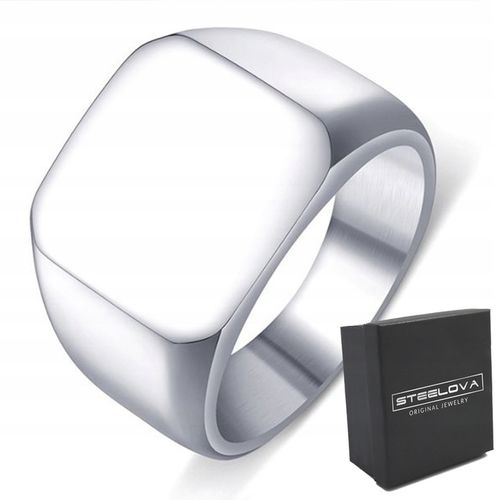 POLEROWANY STALOWY SYGNET STAL 316L JAKOŚĆ R.15 na Arena.pl