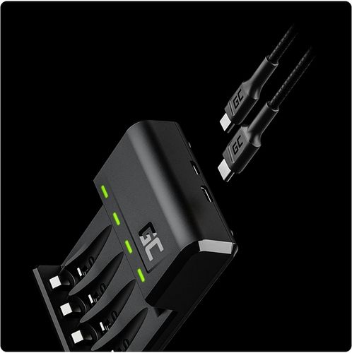 ŁADOWARKA AKUMULATORKÓW BATERII AAA AA + 6x AKUMULATORKI 2600mAh AA R6 na Arena.pl