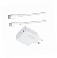 Szybka ładowarka 45W z kablem 1m 2 wejścia do Xiaomi Redmi 9